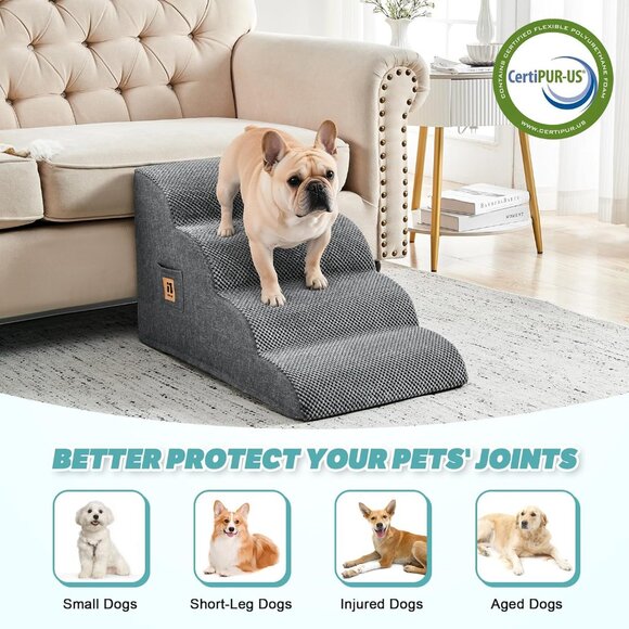 IFNOW Other - Dog Stairs for Small Dogs 15.7''H, 4-Step